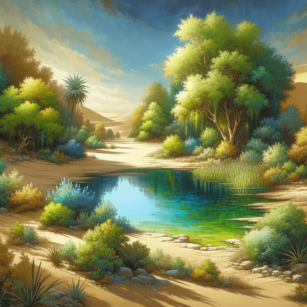 Desert Oasis Dream Painting By Numbers Kit