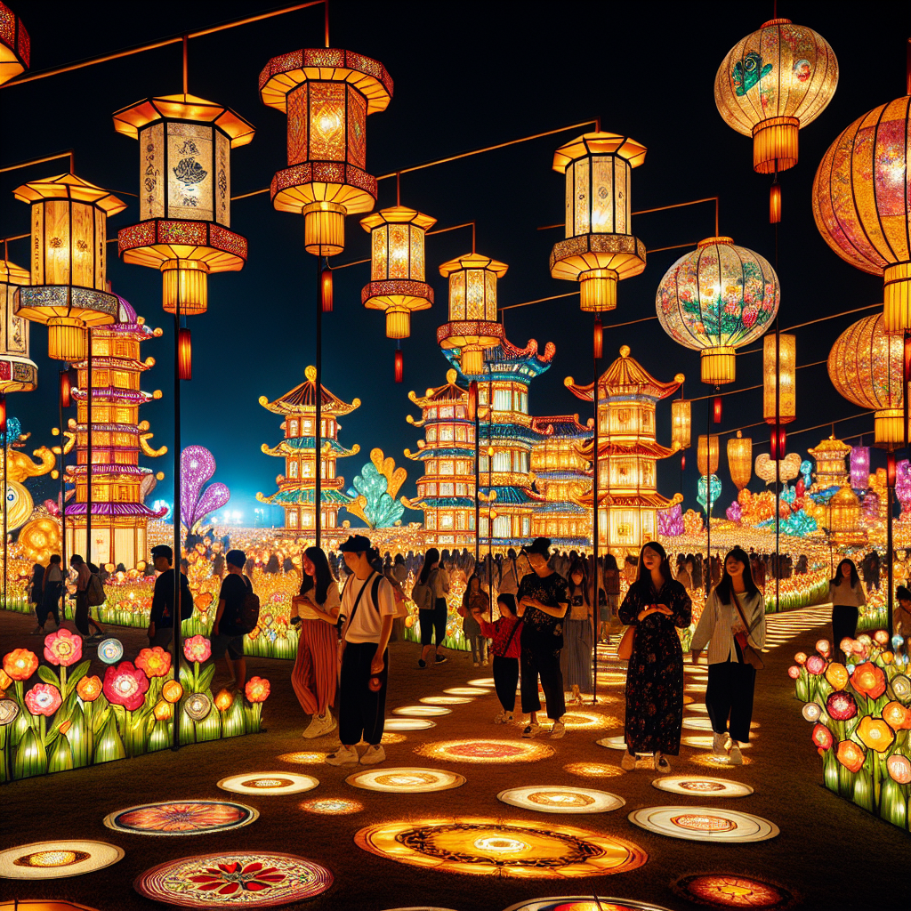 Harbin Lantern Festival - Harbin, China Paint By Color