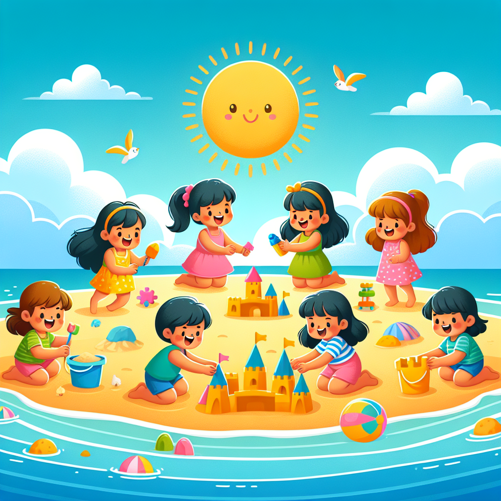 Sunny Day Beach Bash Paint By Numbers