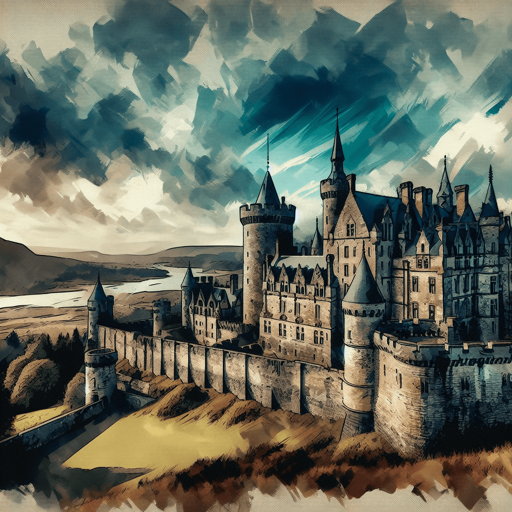 Castle's Timeless Majesty Paint By Numbers Art