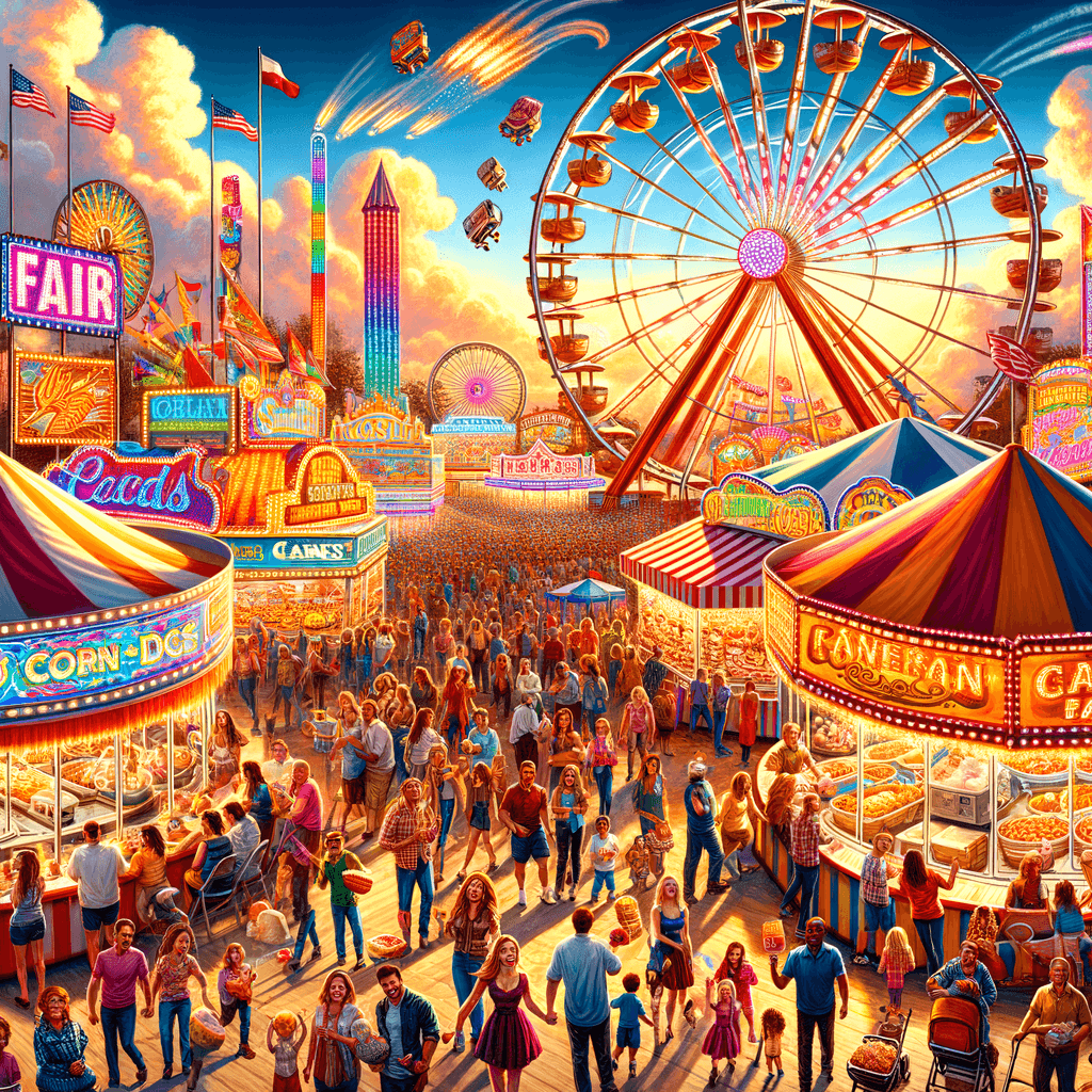 The Great Texas State Fair - United States DIY Paint By Numbers