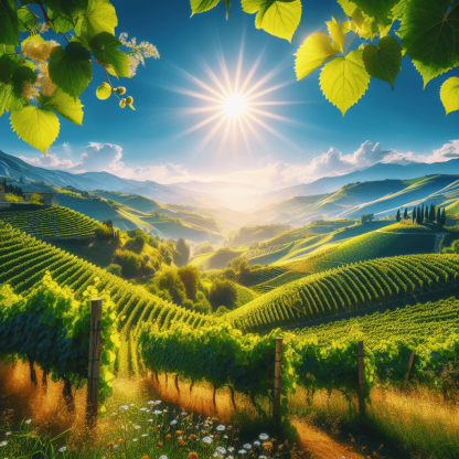 Sundrenched Italian Countryside Paint By Numbers Art