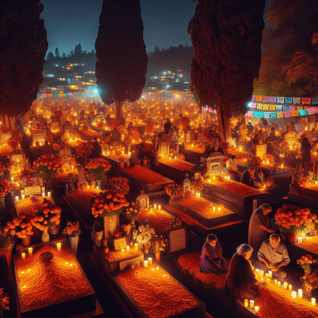 Fiesta De Los Muertos - Pátzcuaro, Mexico Paint By Color