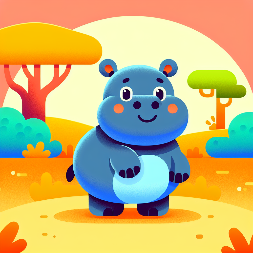 Happy Hippo Safari Paint By Number
