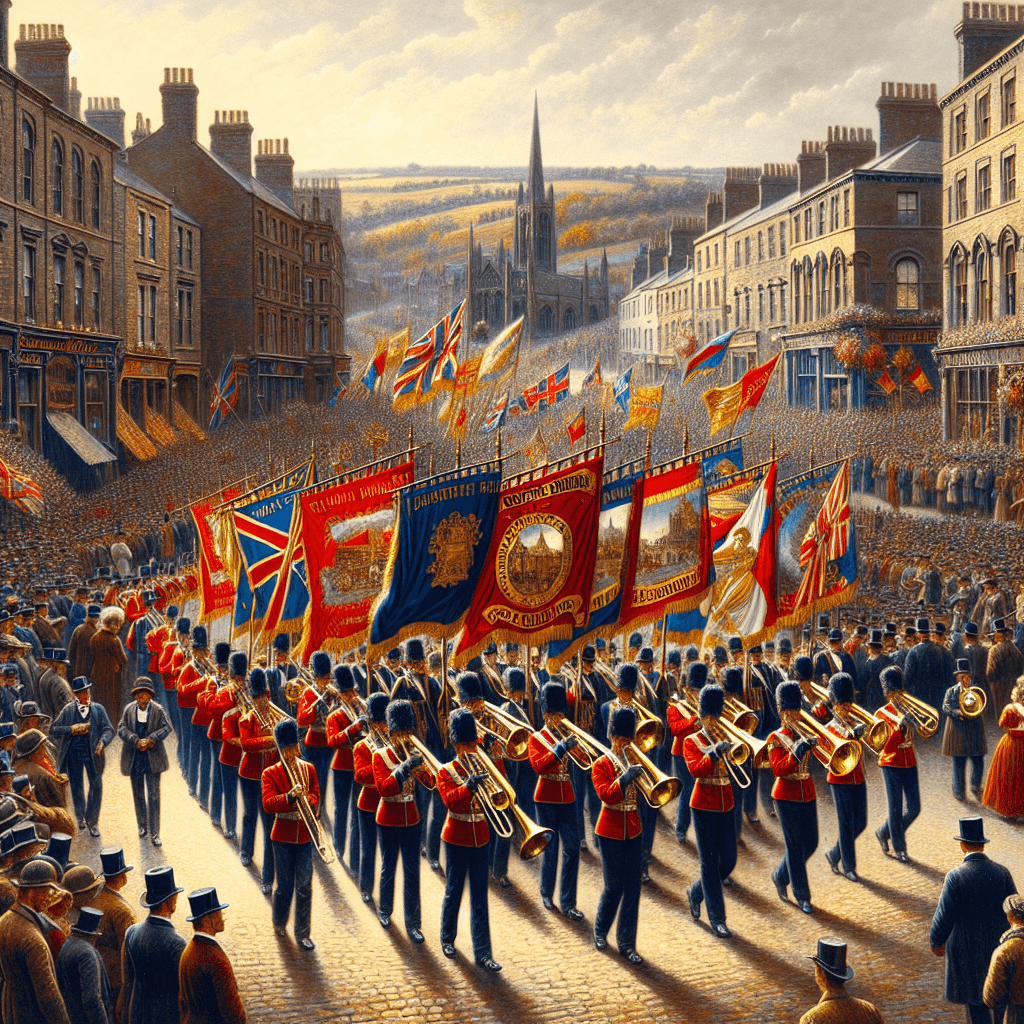 Durham Miners' Gala - United Kingdom Painting Number Kit