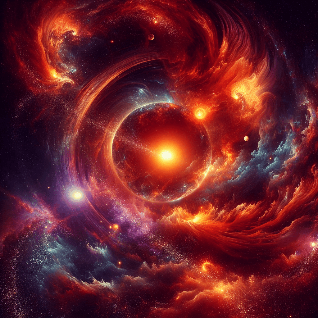 Radiant Solar Flare Phenomenon Paint By Numbers