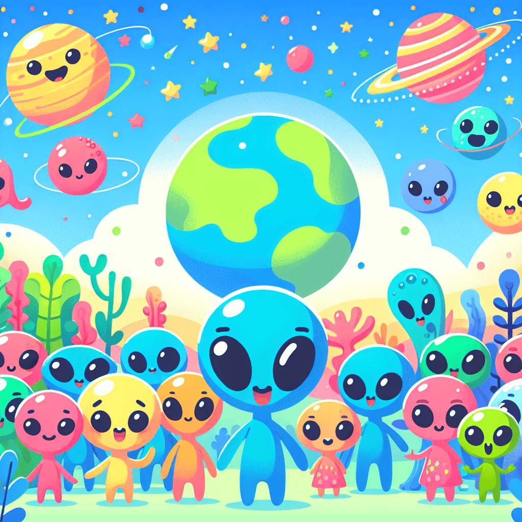 Alien Adventures Painting By Numbers Kit