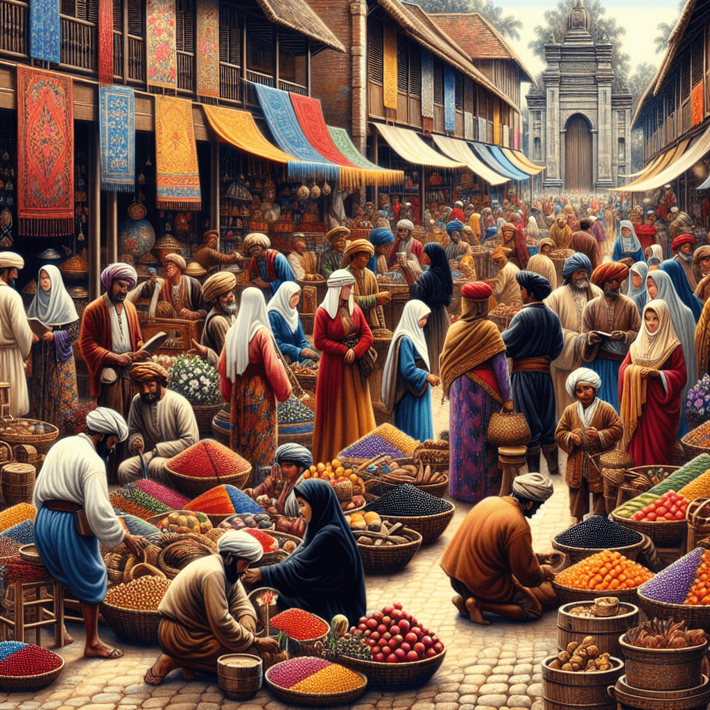 Renaissance Market Festival Paint By Color