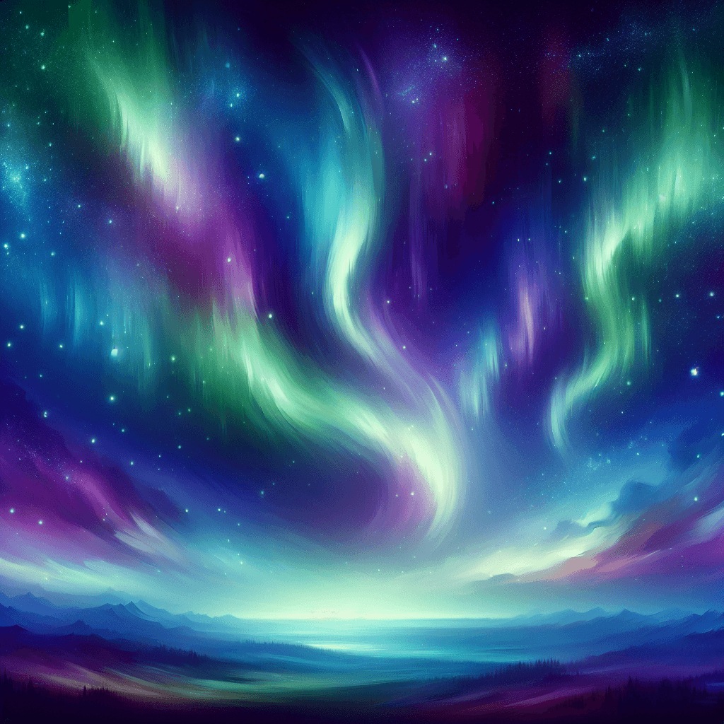 Northern Lights Mystery Paint By Numbers