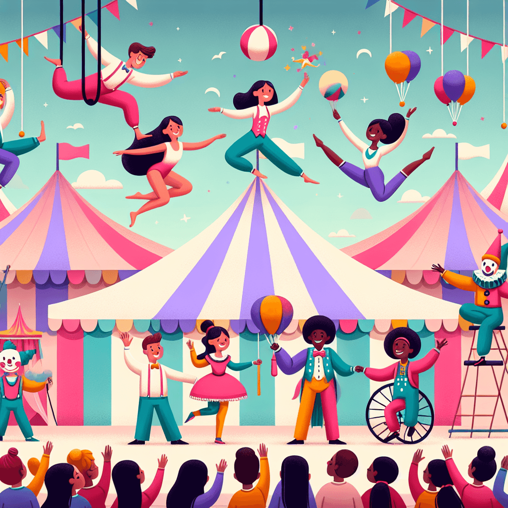 The Magical Circus Extravaganza Paint By Numbers Art