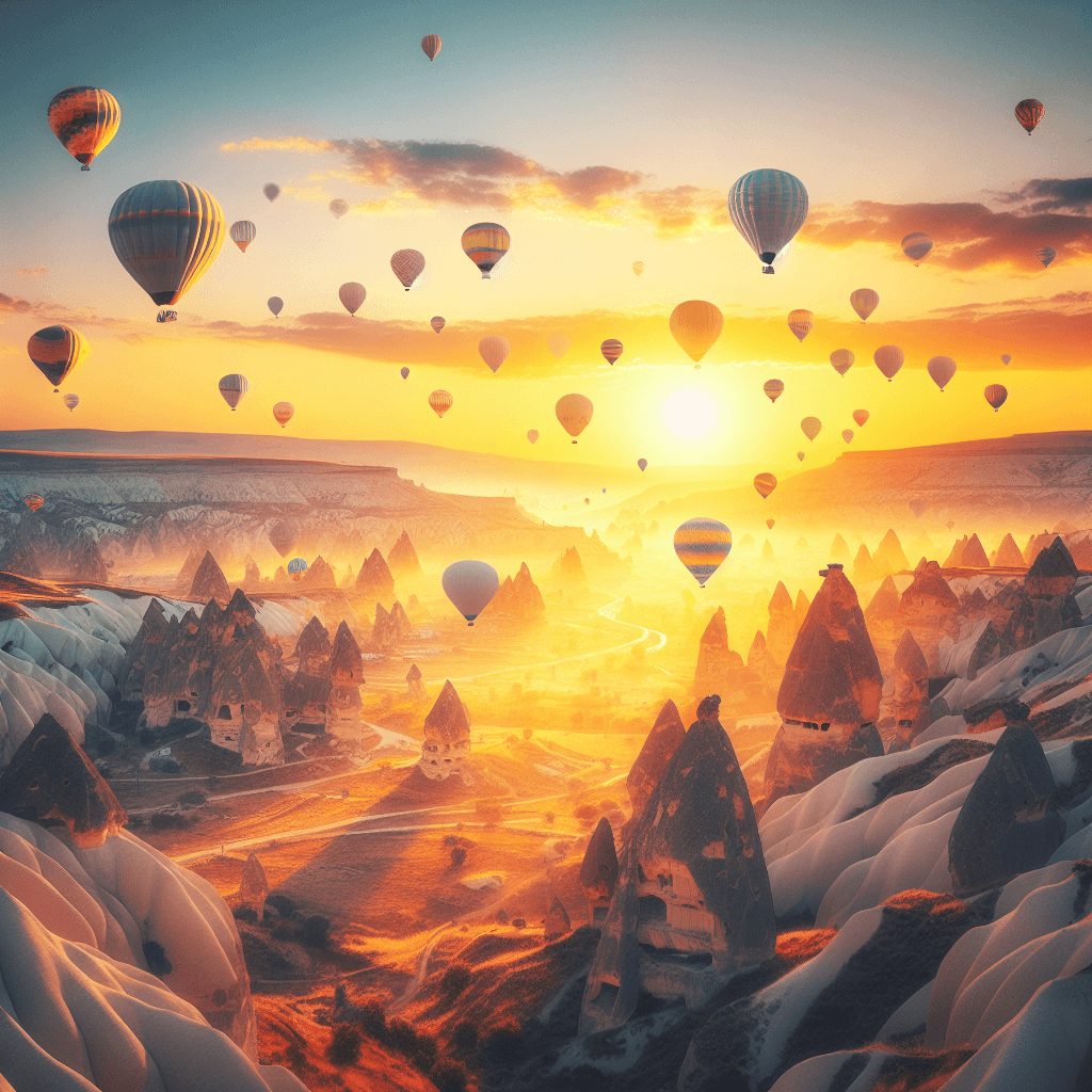International Balloon Fiesta - Cappadocia, Turkey Paint By Numbers Kits