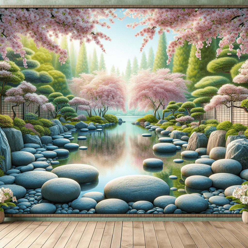 Tranquil Japanese Tea Garden Paint By Numbers