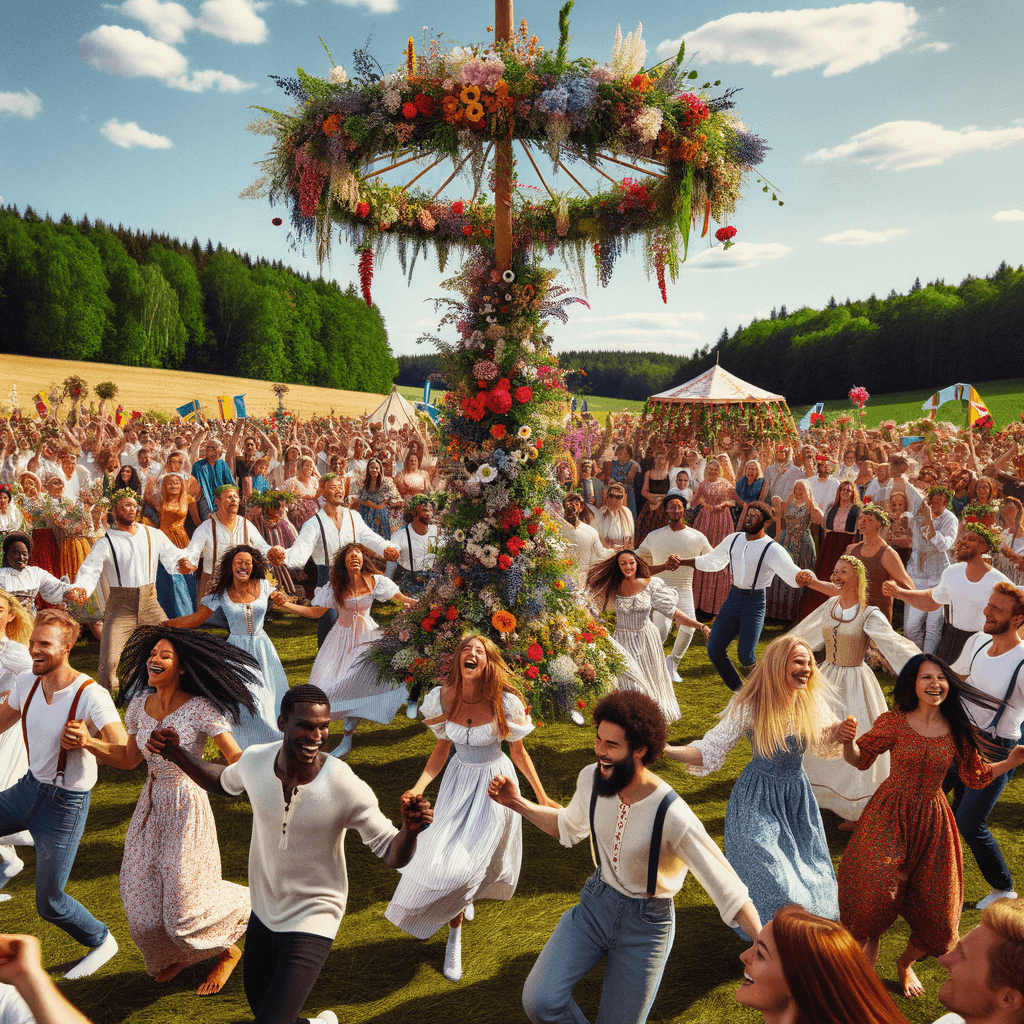 Midsummer Celebration Paint By Numbers Art