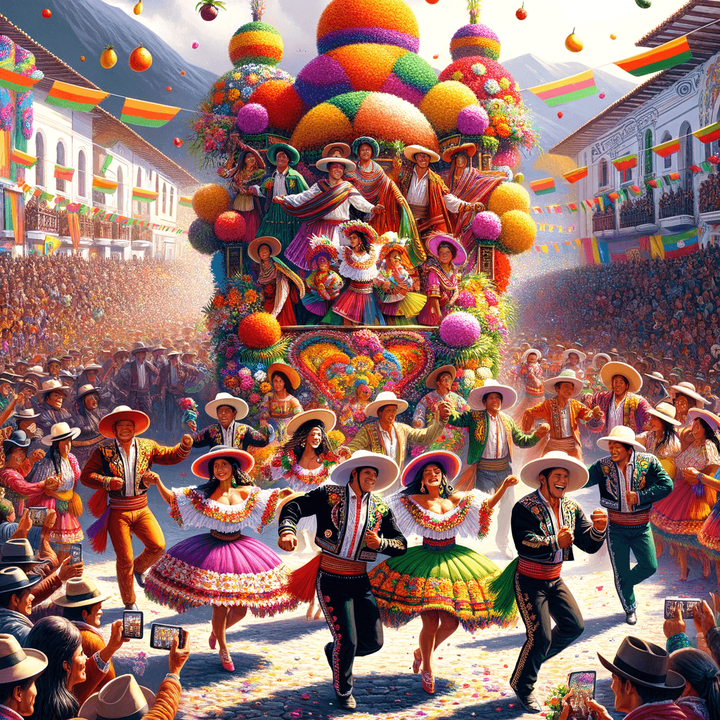 Flower Festival - Ecuador Paint By Number