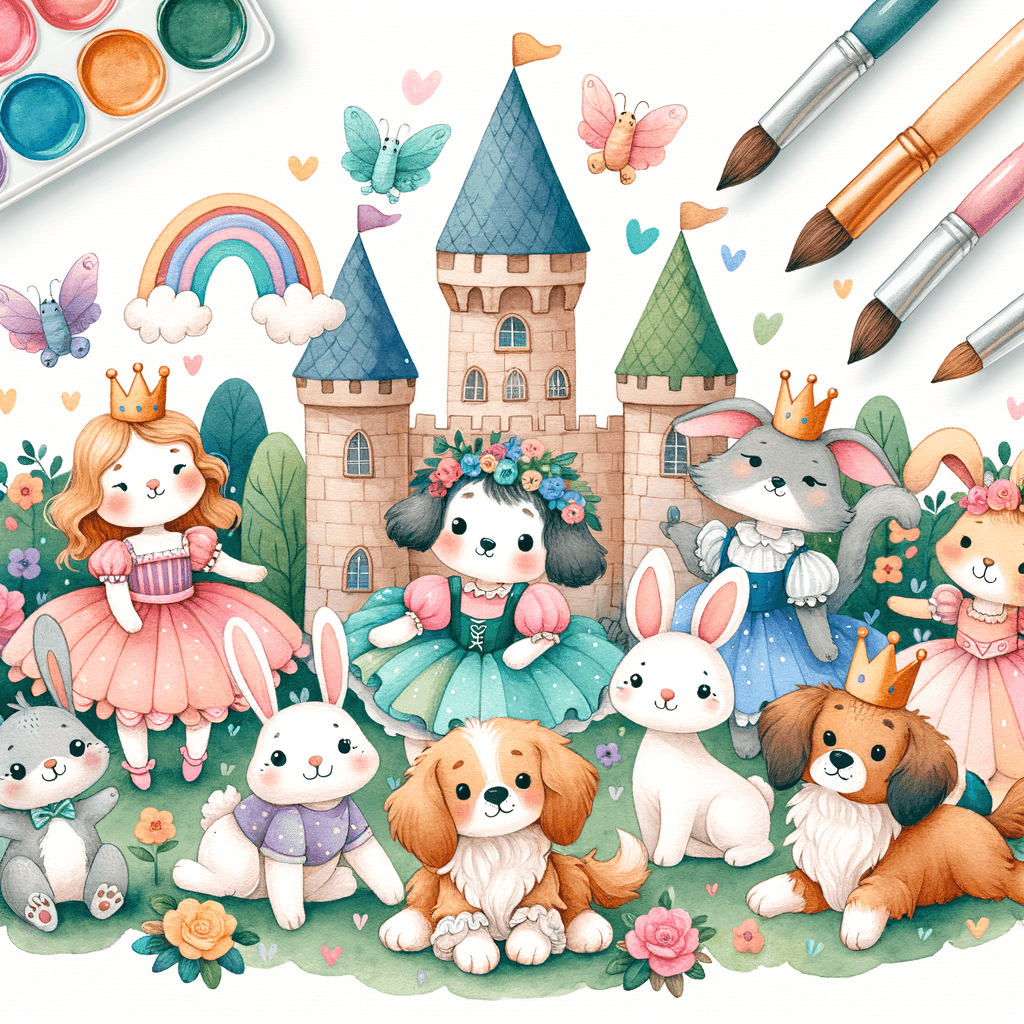 Magical Pet Kingdom Paint By Numbers Art
