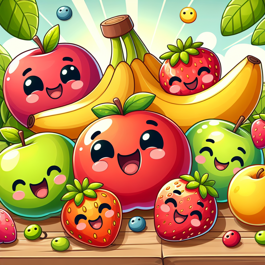 Joyful Summer Fruit Paint By Numbers Kits