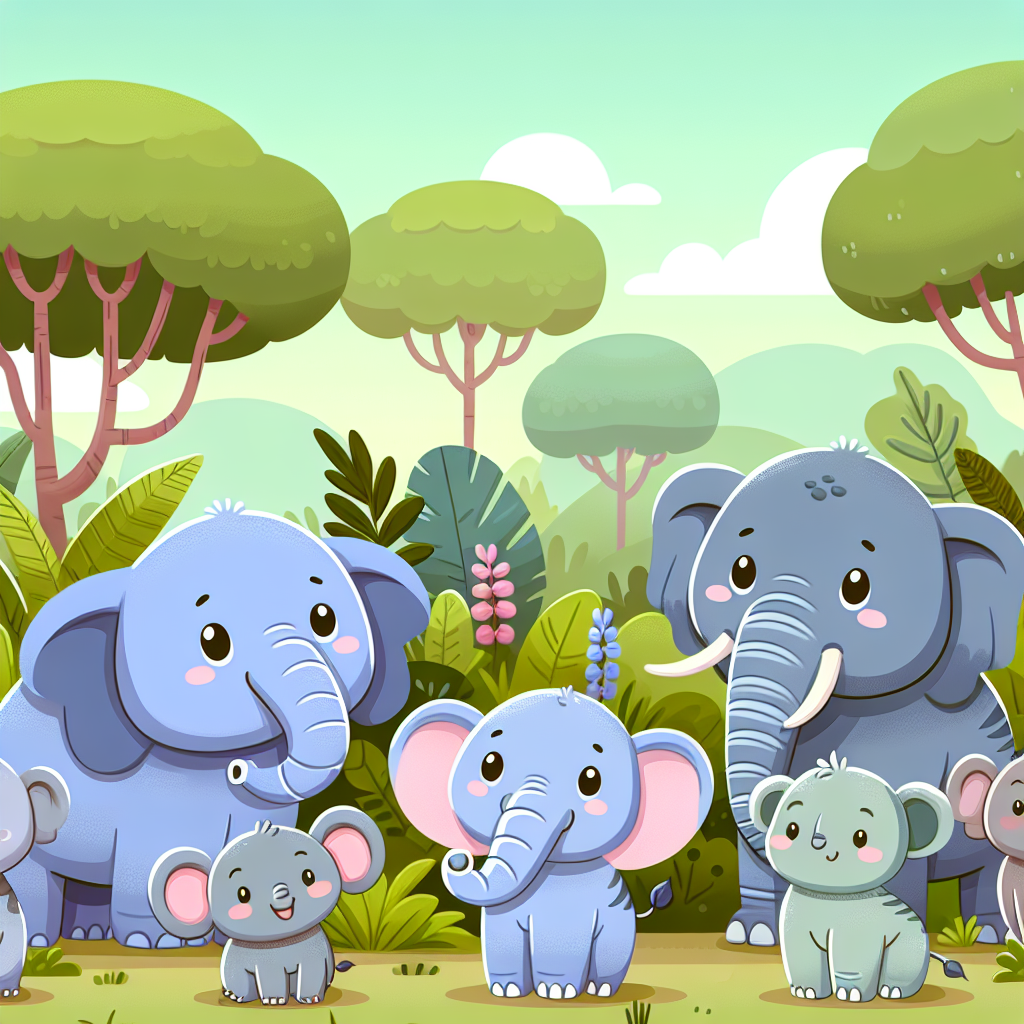 Gentle Giants' Garden Paint By Numbers Art