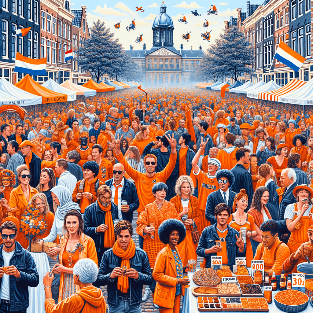 The Queen's Day (Koningsdag) Festival Paint By Number