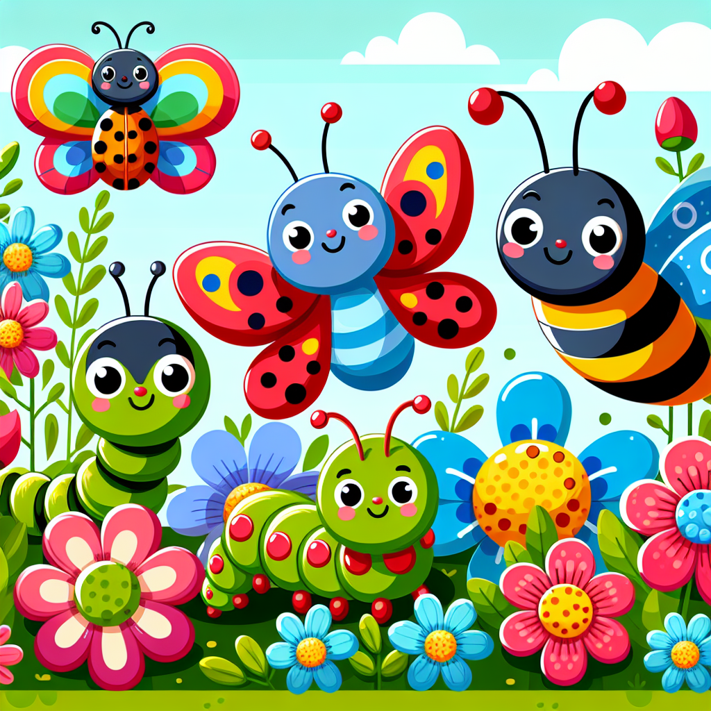 Charming Insects And Bugs Painting Number Kit
