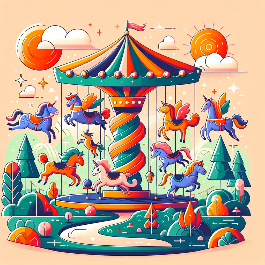 Fairytale Carousel Ride Paint By Numbers