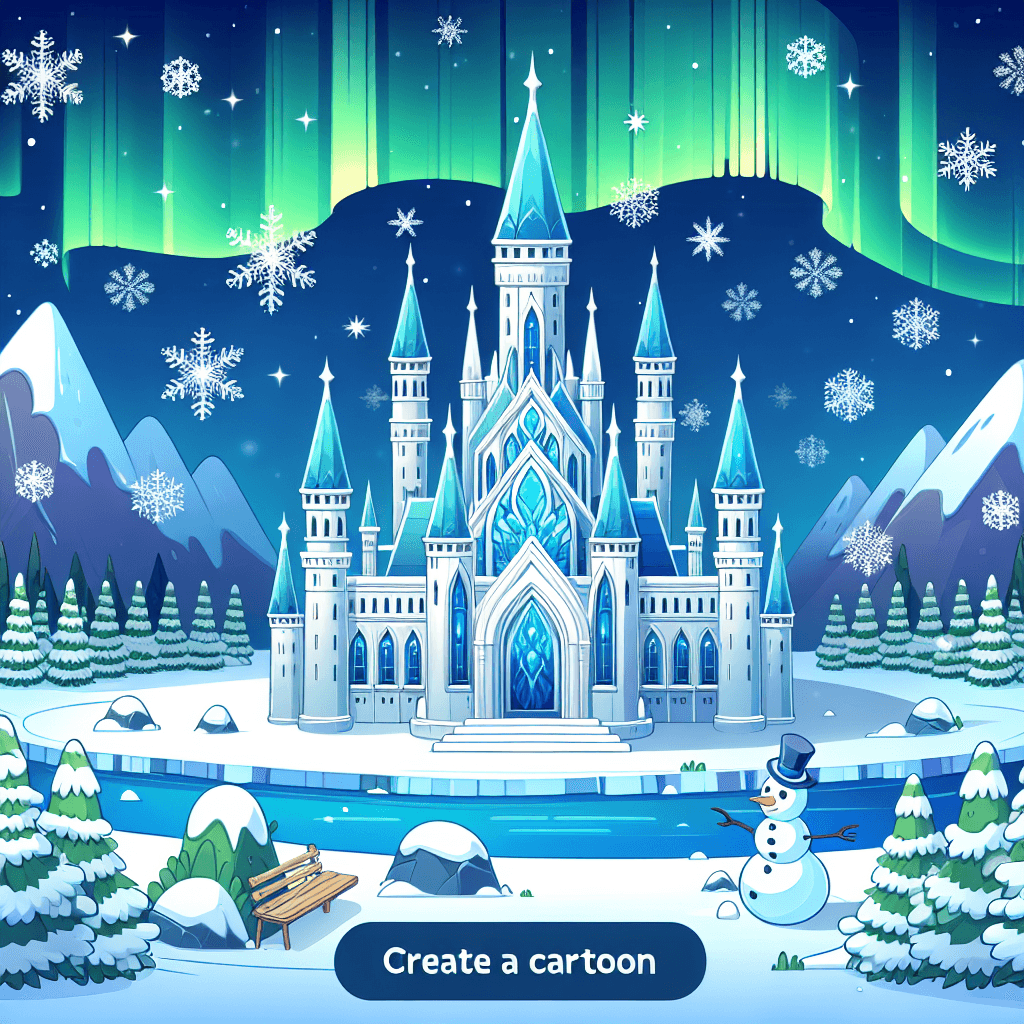 Enchanted Ice Castle Paint By Number