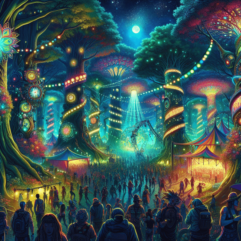 Electric Forest - United States Number Painting