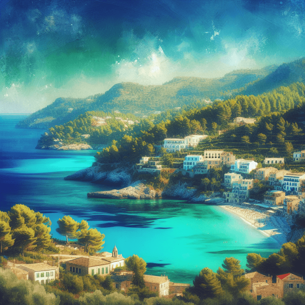 Dreamy Mediterranean Vista Paint By Numbers