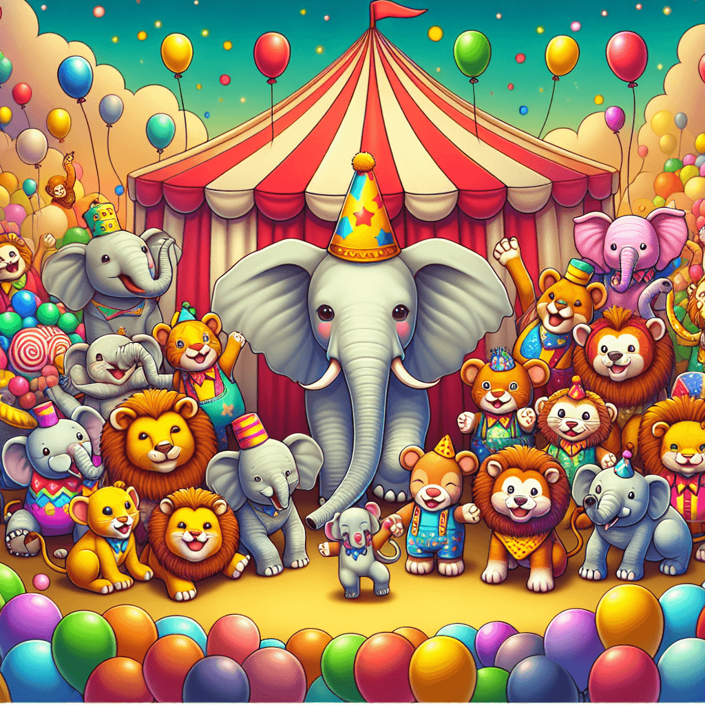 Animal Circus Paint By Number