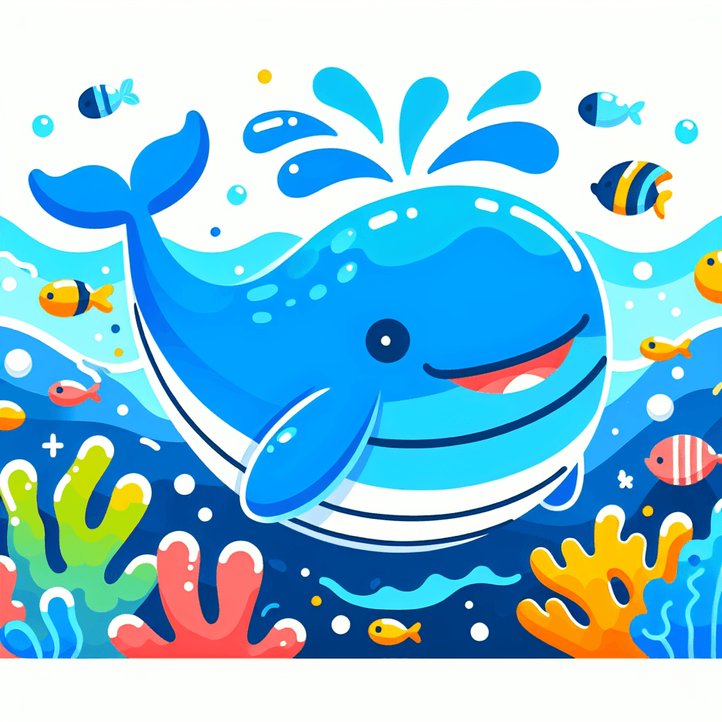 Gigantic Whale Paint By Numbers Art