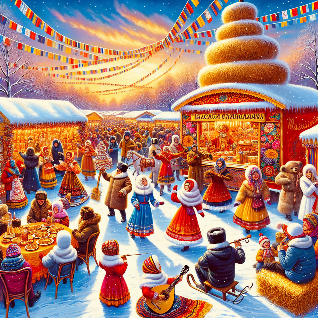 Maslenitsa Pancake Festival - Moscow, Russia Paint By Numbers