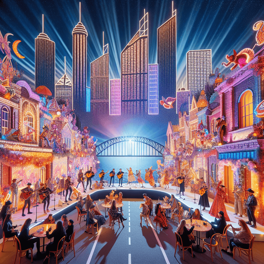The Sydney Festival - Australia Paint By Numbers Kits