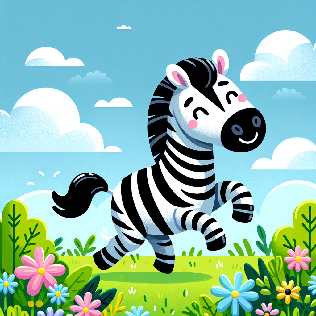 Dashing Zebra Paint By Numbers Art