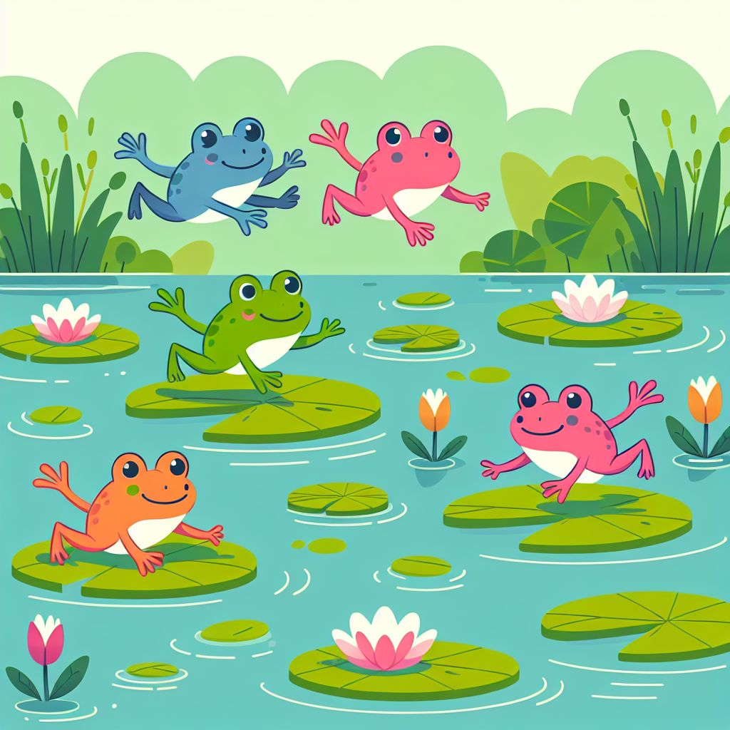 Frog Pond Adventure DIY Paint By Numbers