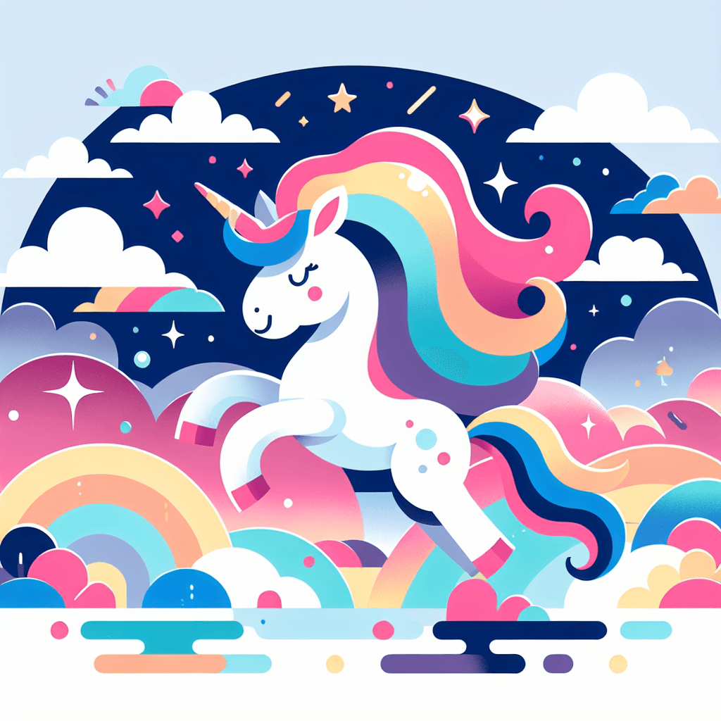 Playful Unicorn Painting By Numbers Kit