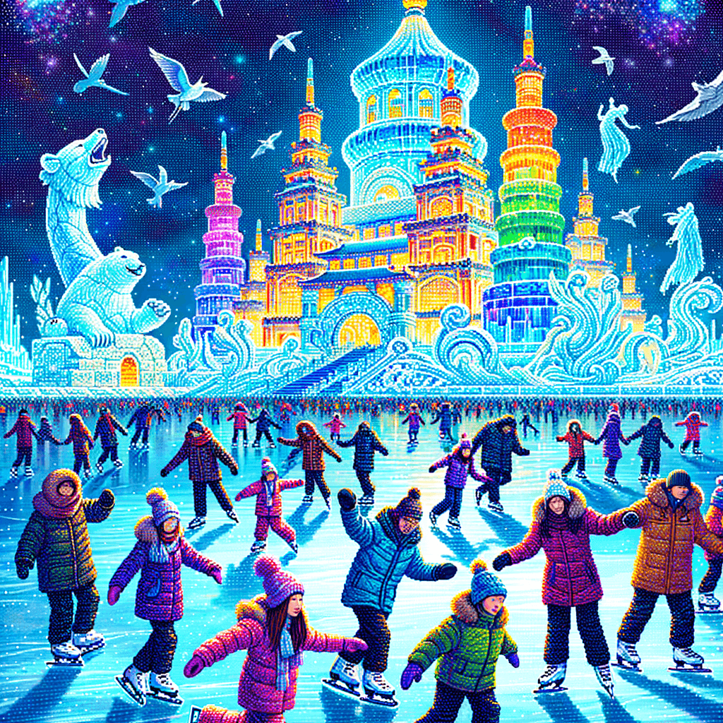 The Harbin Ice And Snow Festival Paint By Number