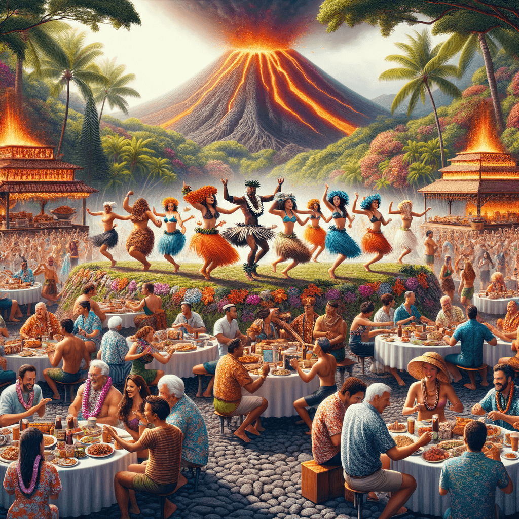 Pahoa Lava Festival - USA Paint By Numbers Art