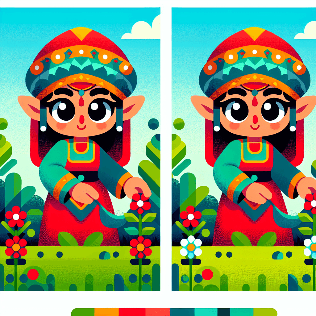 Enchanting Garden Elf Numbered Painting Kits