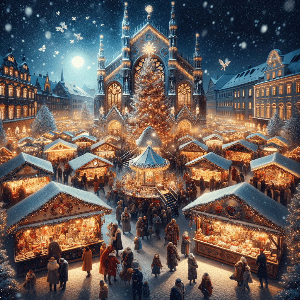 Krakow Christmas Market Paint By Numbers Kits