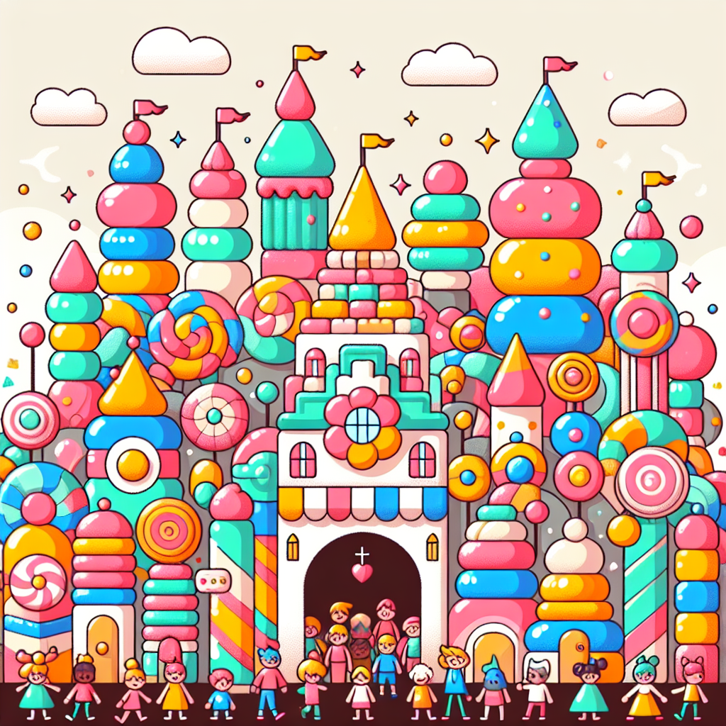 Adventure In Candy Castle Painting By Numbers Kit