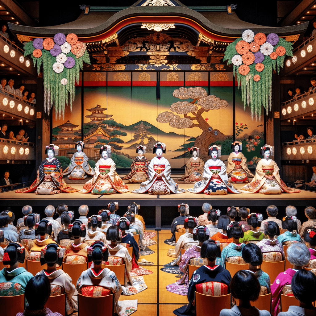Gion Odori - Kyoto, Japan Painting By Numbers Kit