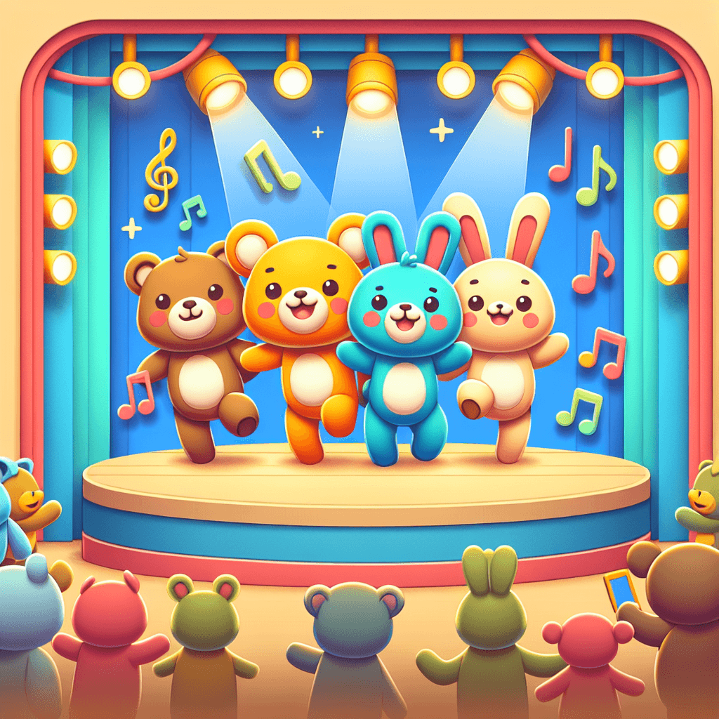 Animal Dance Party Paint By Number