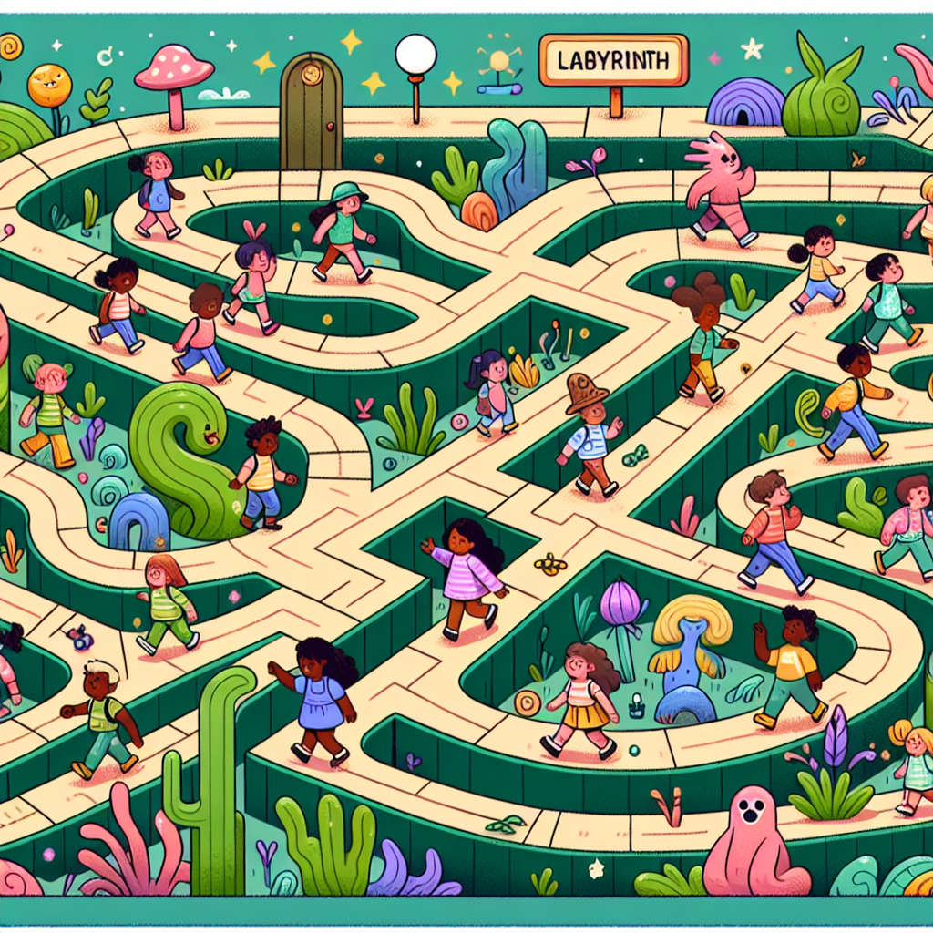 Magic Labyrinth Painting Number Kit