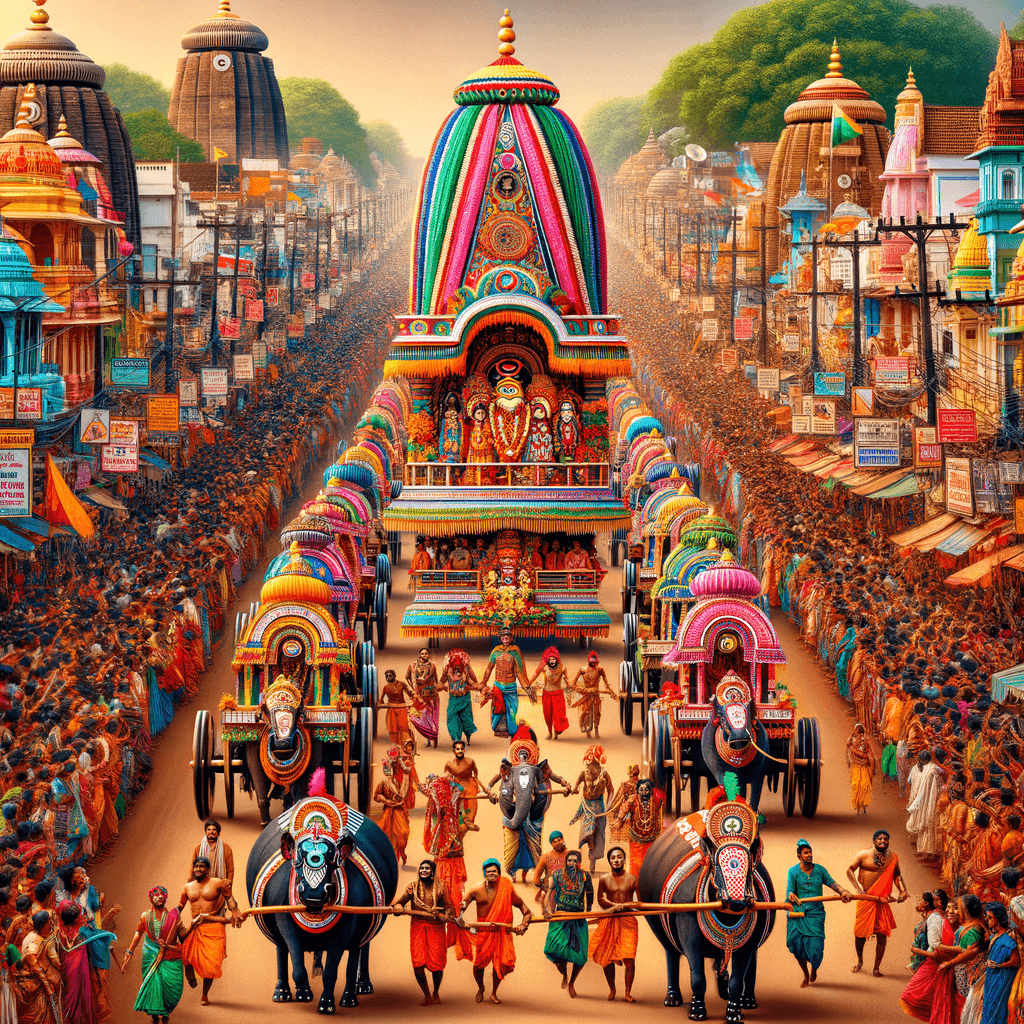 Rath Yatra - Puri Paint By Color