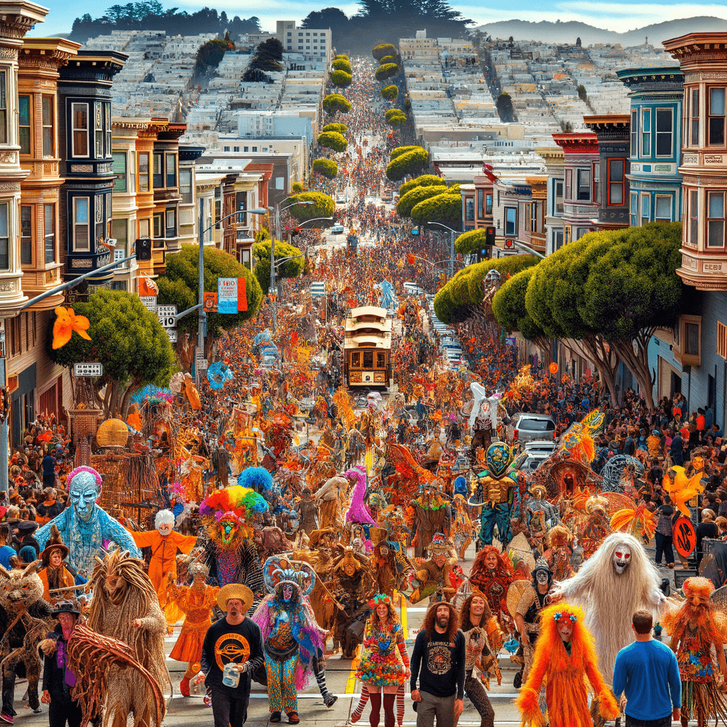Bay To Breakers - San Francisco Painting By Numbers Kit