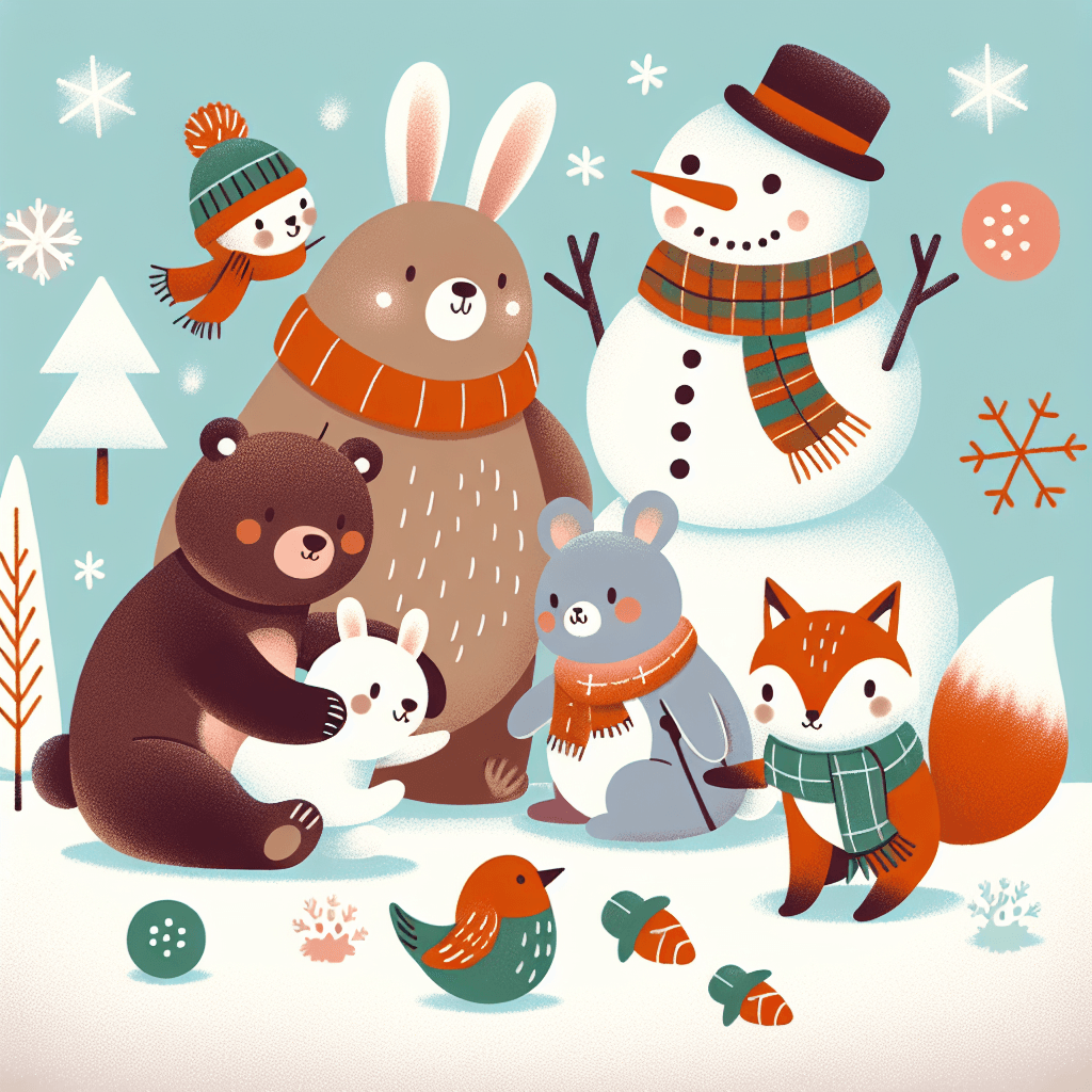 Colorful Winter Wonderland DIY Paint By Numbers