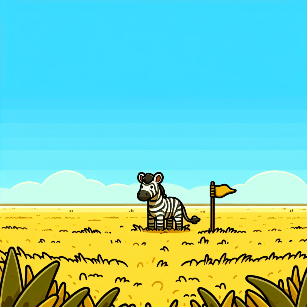 Safari Zebra Explorer Number Painting