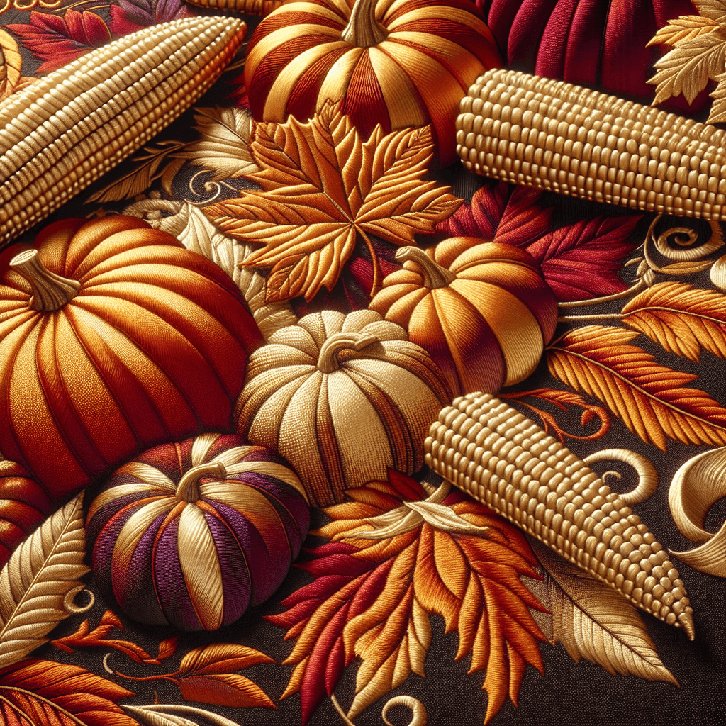Harvest Season Table Runner Numbered Painting Kits
