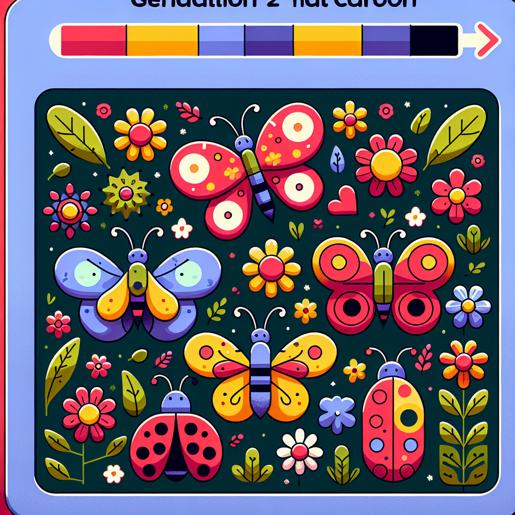Bright Bugs Paint By Number