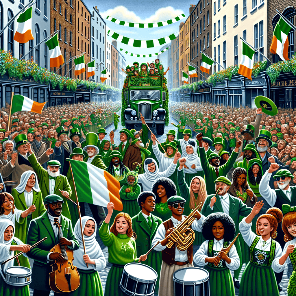 St. Patrick's Day Parade - Dublin, Ireland Number Painting