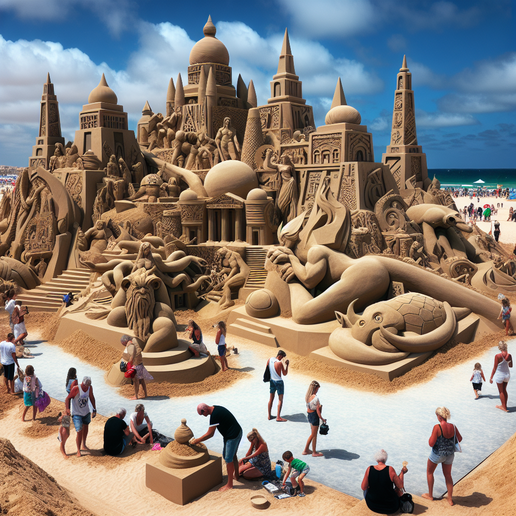 Algarve International Sand Sculpture Festival - Portugal Paint By Numbers Kits